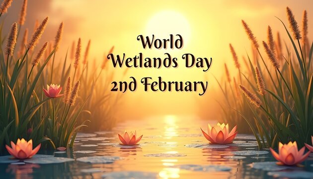 World Wetlands Day 2nd February background