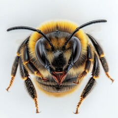 World Bee Day Close-up of a bumblebee with detailed view of its features