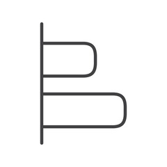 Align left icon flat and simple set design