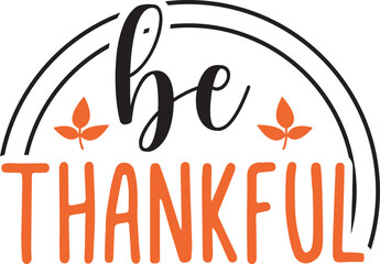 be thankful SVG