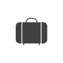 Briefcase icon flat and simple set design