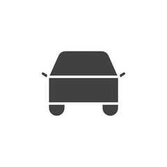 Car icon flat and simple set design