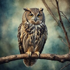 Obraz premium A graceful swan gliding across a serene lake in a minimalist illustration style