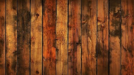 Fototapeta premium Rustic wooden plank background interior design photo warm ambiance close-up natural aesthetics for creative projects