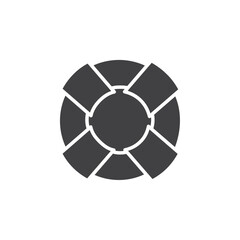 Life jacket icon flat and simple set design