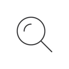 Search icon flat and simple set design