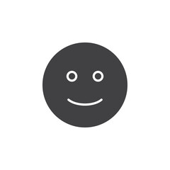 Fototapeta premium Smile icon flat and simple set design