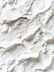 Obraz premium White textured surface, undulating, abstract forms.