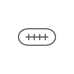 Usb type c icon flat and simple set design