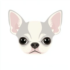 Obraz premium Adorable hand-illustrated fox, forest watercolor animal portrait.