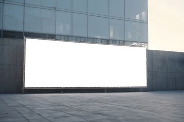 Empty Space in The Building to Place Promotions or Aspirations