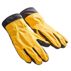 Protective work gloves for heavy-duty tasks industrial workshop product photography indoor setting close-up view safety gear concept