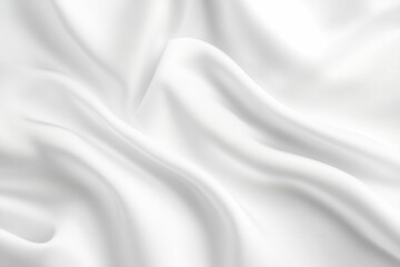 Obraz premium White fabric, soft, flowing, elegant, smooth texture.