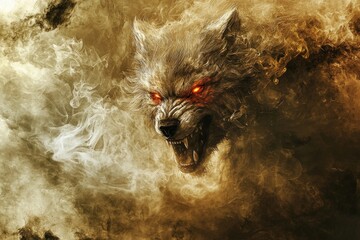 In Norse mythology, the mystical Scandinavian beast Fenrir, a wolf, initiates Ragnarok.