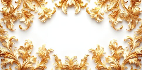 An assortment of antique decorative frames and borders, showcasing vintage rectangular designs and intricate frames. This set includes decorative wedding frames, antique museum picture frames, and