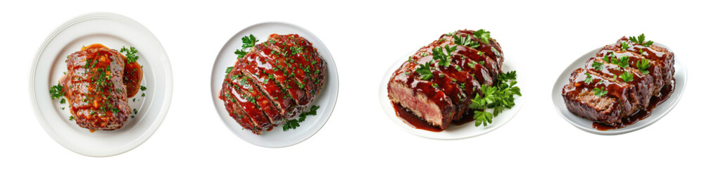 Delicious Meatloaf Varieties with Garnish for Comfort Food Lovers