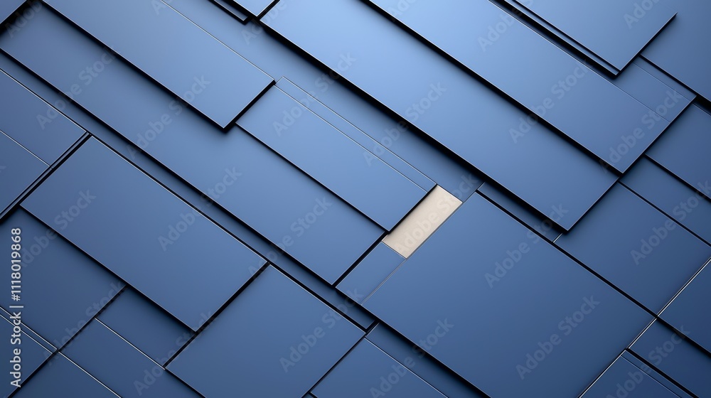 Poster background with abstract diagonal lines illuminated by golden light