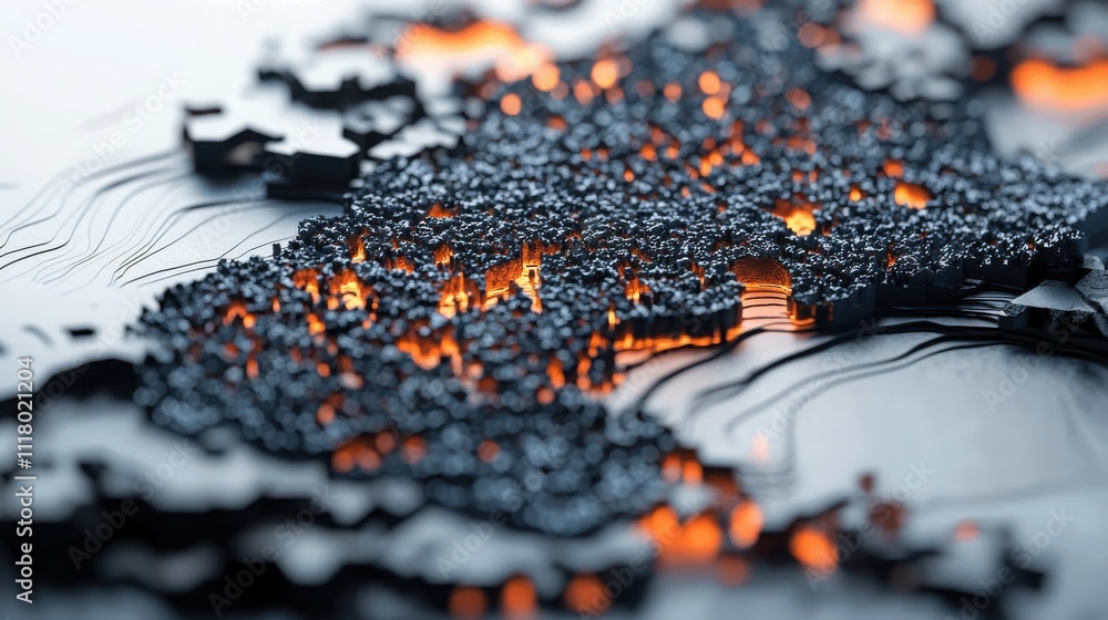 Poster exploring additive manufacturing with metal a detailed process unveiled in an industrial workshop se