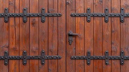 Image of a Rusty Metal Surface with Bolts - Industrial Background