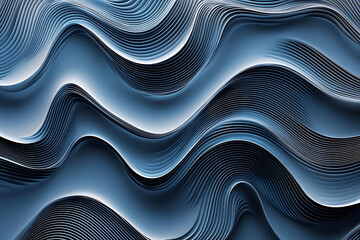 "Sculpted Waves: A Symphony of Lines"