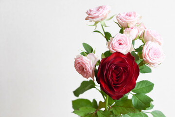 ピンク系の花束