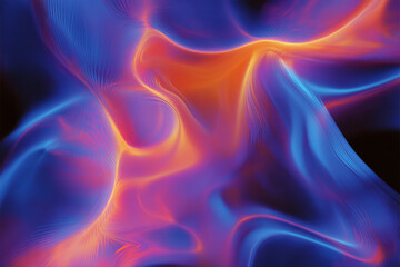 Obraz premium a blue and orange abstract background