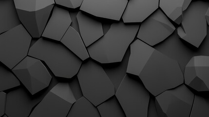 A dark geometric background with an abstract design featuring water droplets.