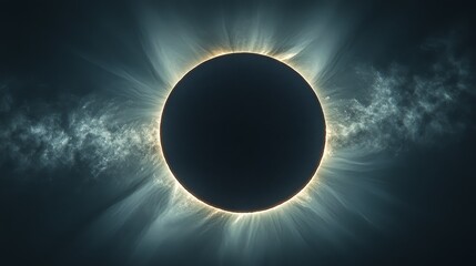 Obraz premium A solar eclipse occurred