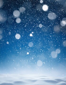 Fond de neige tombante
