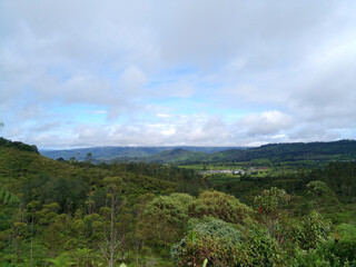 landscape with clouds