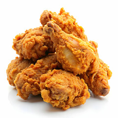 Southern-style fried chicken with a crispy, golden-brown batter, showcasing a