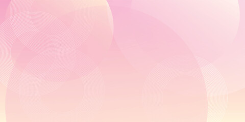 Minimalist banner background, pastel colorful, pink and yellow gradations