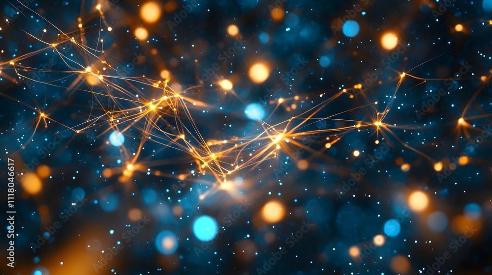 Poster deep learning: depict deep neural networks as vast, multi-layered structures processing complex data