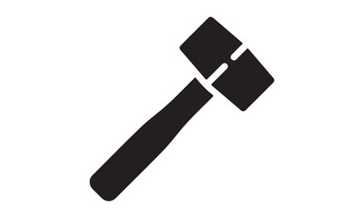 Shovel icon vector design stock illustration-the hammer Calligraphy t shirt design, card, flyer, Hand drawn lettering phrase, svg Files for Cutting Cricut and Silhouette, EPS 10
