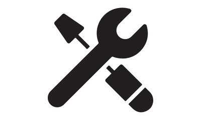 Shovel icon vector design stock illustration-the hammer Calligraphy t shirt design, card, flyer, Hand drawn lettering phrase, svg Files for Cutting Cricut and Silhouette, EPS 10