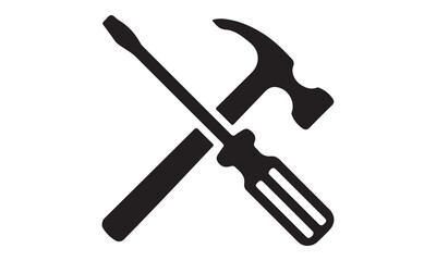 Shovel icon vector design stock illustration-the hammer Calligraphy t shirt design, card, flyer, Hand drawn lettering phrase, svg Files for Cutting Cricut and Silhouette, EPS 10