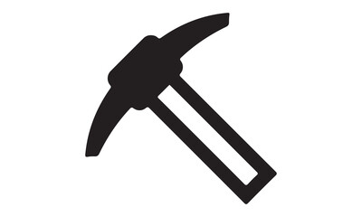 Shovel icon vector design stock illustration-the hammer Calligraphy t shirt design, card, flyer, Hand drawn lettering phrase, svg Files for Cutting Cricut and Silhouette, EPS 10