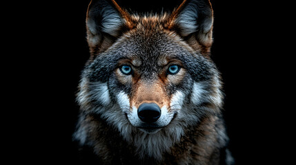 Obraz premium wolf, animal, wild, dog, wildlife, mammal, gray, predator, grey, canine, nature, canis lupus, fur, gray wolf, head, coyote, canis, face, carnivore, zoo, portrait, timber wolf, beast, winter, lupus