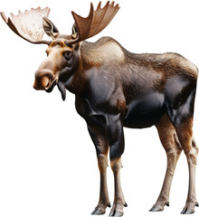 Fototapeta premium 북미 대자연의 상징, 무스