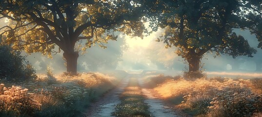 Fototapeta premium Nature is a breathtaking tapestry of life, offering an endless array of wonders to explore and admire. From lush green forests teeming with wildlife to majestic mountains that pierce the sky, every co