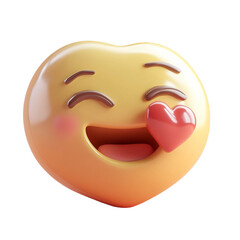 3d Stylized In Love Emoji  