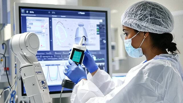 Robotic Arm Assisting Doctors in Precision Medical Procedure