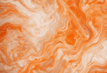 Abstract swirls of orange marble veins radiating a vibrant and ethereal glow.