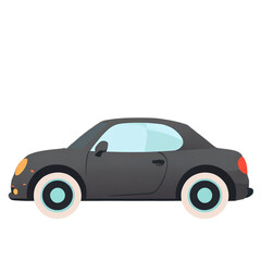 Minimal car cartoon Transparent Background