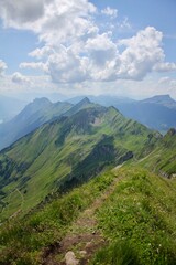 landscape with sky and clouds, Brienzsee