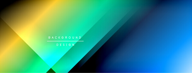 Dynamic shadow lines with gradient colors geometric background