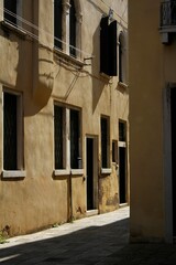 narrow street in the old town
