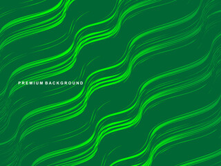 Amazing abstract dark green texture. Emerald royal color 3d vertical banner. Illustration of oil marble with shining effect. Wavy fluid trendy modern background.