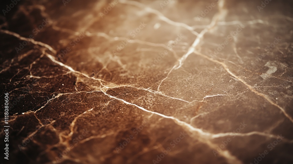 Poster close-up of a textured marble surface with intricate patterns and warm tones.