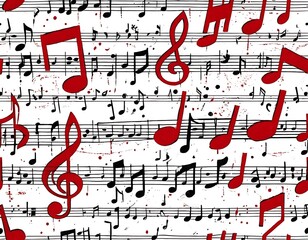 music notes background